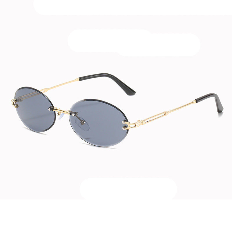 Wholesale PC Gradient Oval Sunglasses